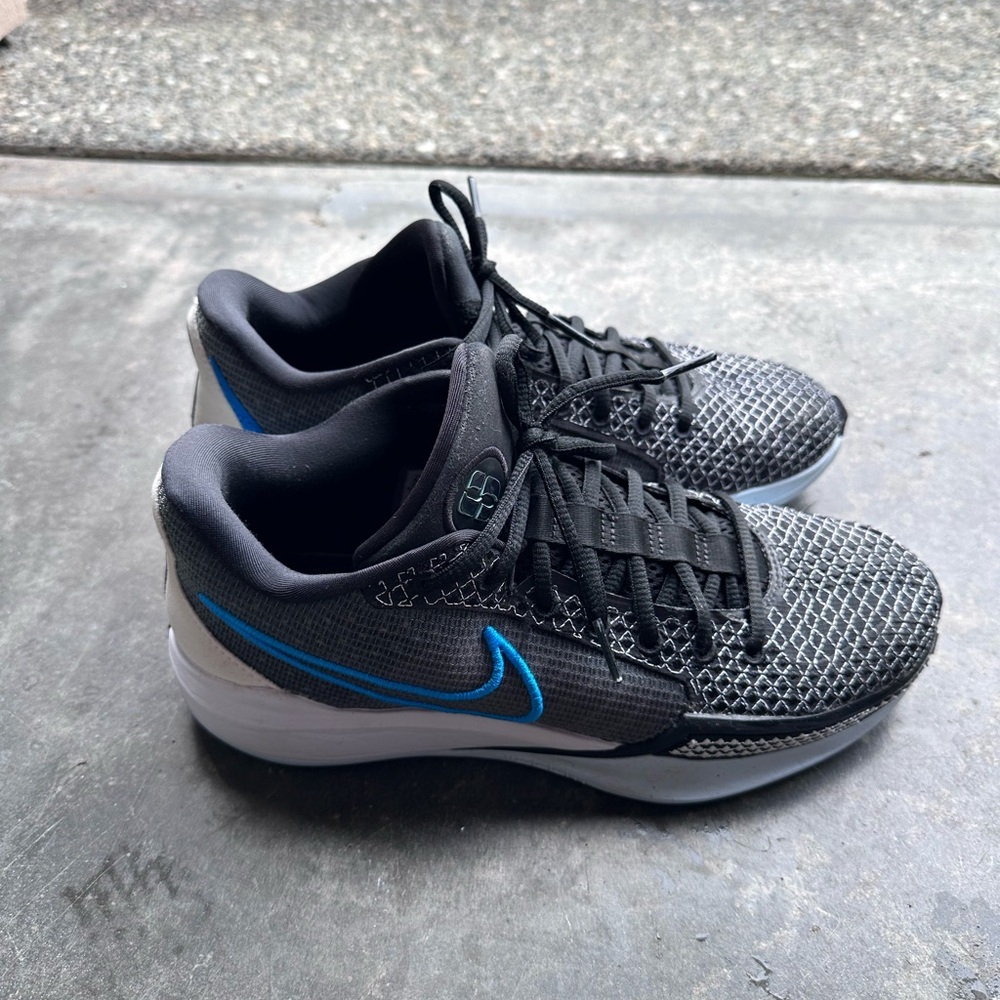 Nike Sabrina 1’s Black and Gray Shoes with Blue Swoosh